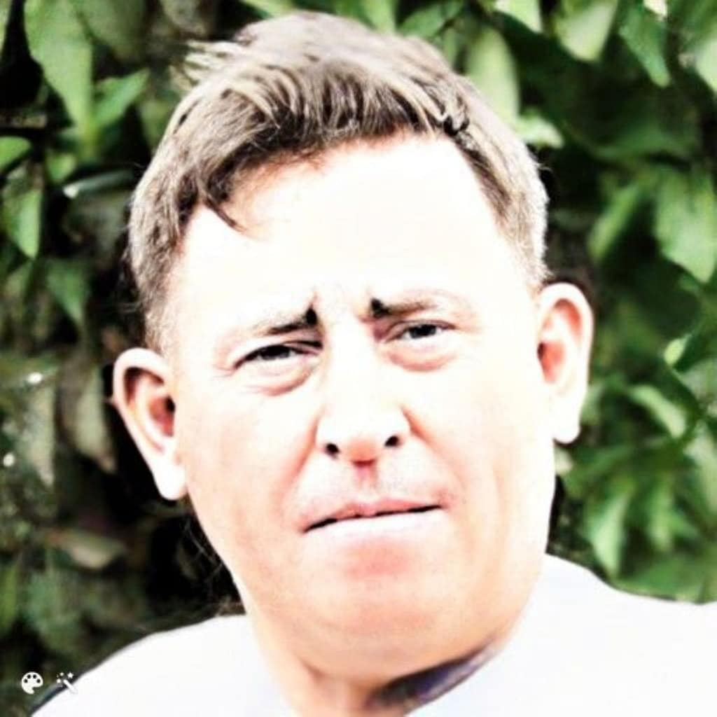 Portrait of a headshot of a man.