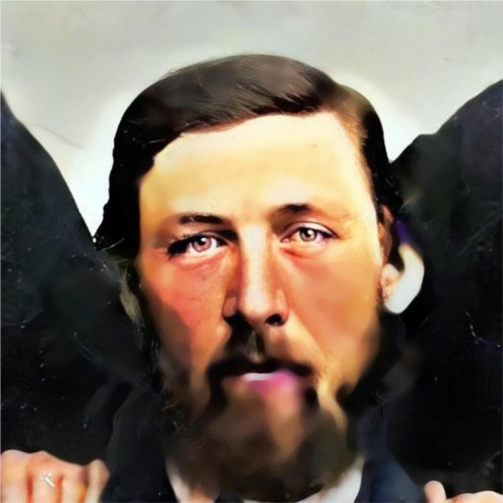 Headshot of a man with a mustache and dark hair.