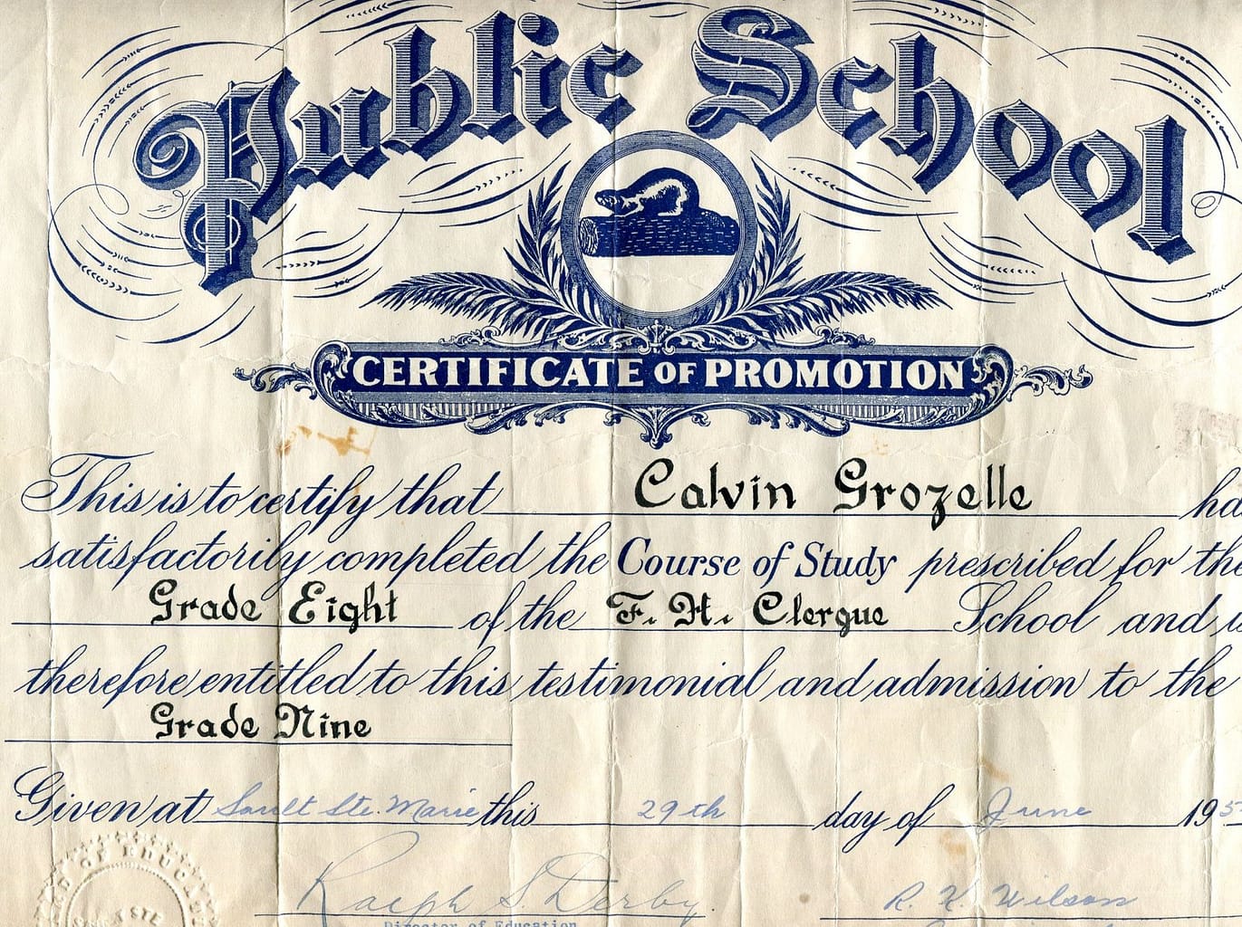 Public School Graduation for Calvin.