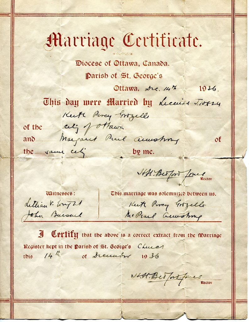 Marriage Document