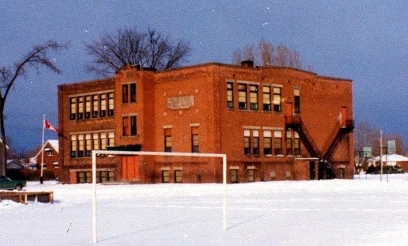 The first elementary school I went to in Sault Ste. Maire, David Kyle School, on Douglass Street in the west end of town.